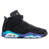 6 Retro (GS) 'Aqua' - Black/Bright Concord/Aquatone