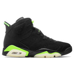 6 Retro - Black/Electric Green