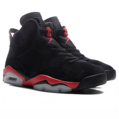6 Retro 'Infrared Salesman' - Black/Light Crimson