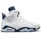 6 Retro - White/Midnight Navy