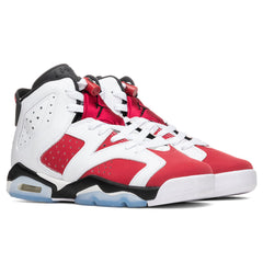 6 Retro (GS) - White/Carmine