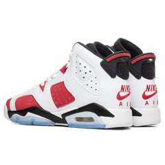 6 Retro (GS) - White/Carmine
