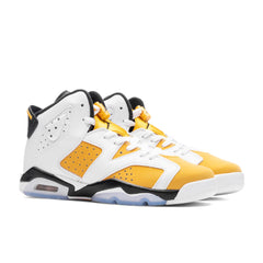 6 Retro (GS) - White/Yellow Ochre/Black