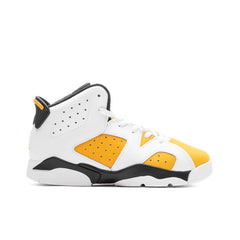 6 Retro (PS) - White/Yellow Ochre/Black