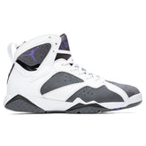 7 Retro "Flint" - White/Varsity Purple