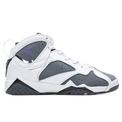 7 Retro (GS) "Flint" - White/Varsity Purple