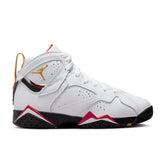 7 Retro (GS) - White/Cardinal Red/Chutney