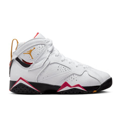 7 Retro (GS) - White/Cardinal Red/Chutney