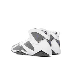 7 Retro (PS) "Flint" - White/Varsity Purple