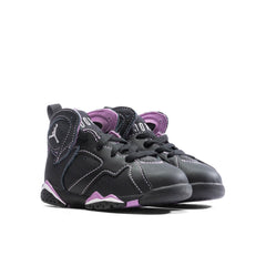 7 Retro (TD) - Black/Barely Grape/Rush Fuchsia