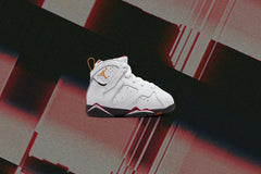 7 Retro (TD) - White/Cardinal Red/Chutney