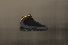 9 Retro (GS) "University Gold" - Black/Dark Charcoal