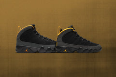 9 Retro (GS) "University Gold" - Black/Dark Charcoal