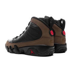 9 Retro (GS) - Black/True Red/Light Olive