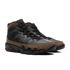 9 Retro (GS) - Black/True Red/Light Olive