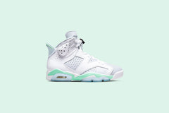 Women's 6 Retro - White/Purple Platinum/Mint Foam