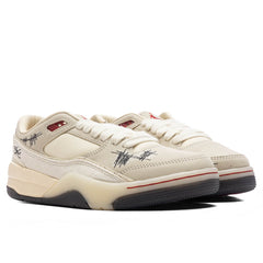 x Téla Women's Flight Court SP 'Crèpe' - Coconut Milk/Varsity Red/Muslin