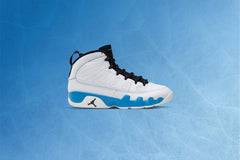 9 Retro 'Powder Blue' (GS) - Summit White/Black/Dark Powder Blue