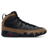 9 Retro - Black/True Red/Light Olive