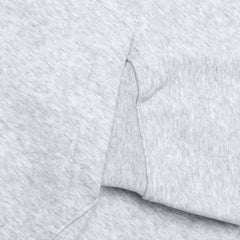 Brooklyn Fleece Full-Zip Hoodie - Grey Heather/White
