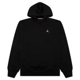 Brooklyn Fleece Pullover Hoodie - Black/White