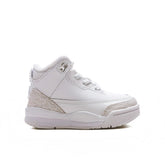3 Retro 'Pure Money' (TD) - White/Metalic Silver
