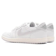 1 Low '85 'Neutral Grey' - Summit White/Light Smoke Grey