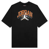 Women's Oversized Flight T-Shirt - Black/Orange/Grey