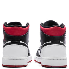 1 Mid - White/Gym Red/Black