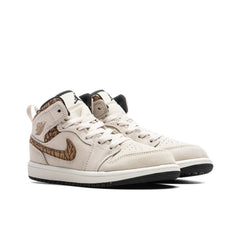 1 Mid SE (PS) - Light Orewood Brown/Metallic Gold/White