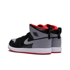 1 Mid (PS) - Black/Cement Grey/Fire Red/White
