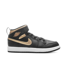 1 Mid (PS) - Black/Metallic Gold/White