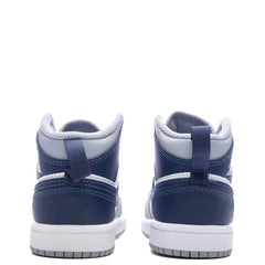 1 Mid (PS) - White/Midnight Navy/Wolf Grey