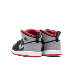 1 Mid (TD) - Black/Cement Grey/Fire Red