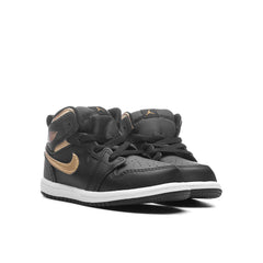 1 Mid (TD) - Black/Metallic Gold/White