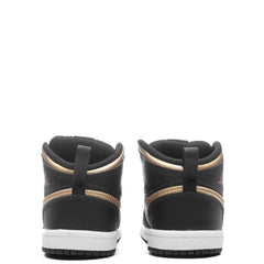 1 Mid (TD) - Black/Metallic Gold/White