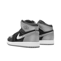 1 Retro High OG 'Satin Shadow' (PS) - Black/Medium Grey/White