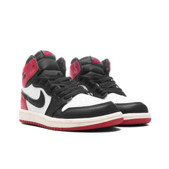 1 Retro High OG (PS) 'Black Toe Reimagined' - White/Black/Varsity Red/Sail