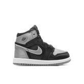 1 Retro High OG 'Satin Shadow' (TD) - Black/Medium Grey/White
