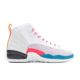 12 Retro (GS) - White/Vapor Green/Photon Dust