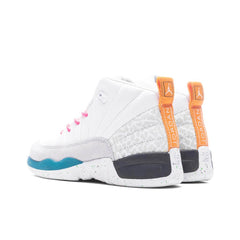 12 Retro (PS) - White/Vapor Green/Photon Dust