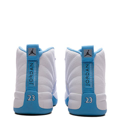 12 Retro 'Melo' (PS) - White/University Blue/Metallic Silver
