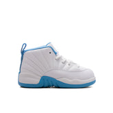 12 Retro 'Melo' (TD) - White/University Blue/Metallic Silver
