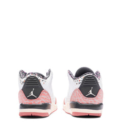 3 Retro (TD) 'Vintage Floral' - White/Anthracite/Red Stardust