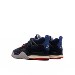 4 Retro 'Rare Air' (TD) - Black/Fire Red/Deep Royal Blue