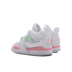 4 Retro 'Valentine's Day' (TD) - White/Medium Soft Pink/Half Blue