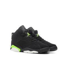 6 Retro (PS) - Black/Electric Green