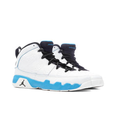 9 Retro 'Powder Blue' (PS) - Summit White/Black/Dark Powder Blue