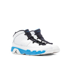 9 Retro 'Powder Blue' (PS) - Summit White/Black/Dark Powder Blue