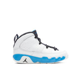 9 Retro 'Powder Blue' (PS) - Summit White/Black/Dark Powder Blue